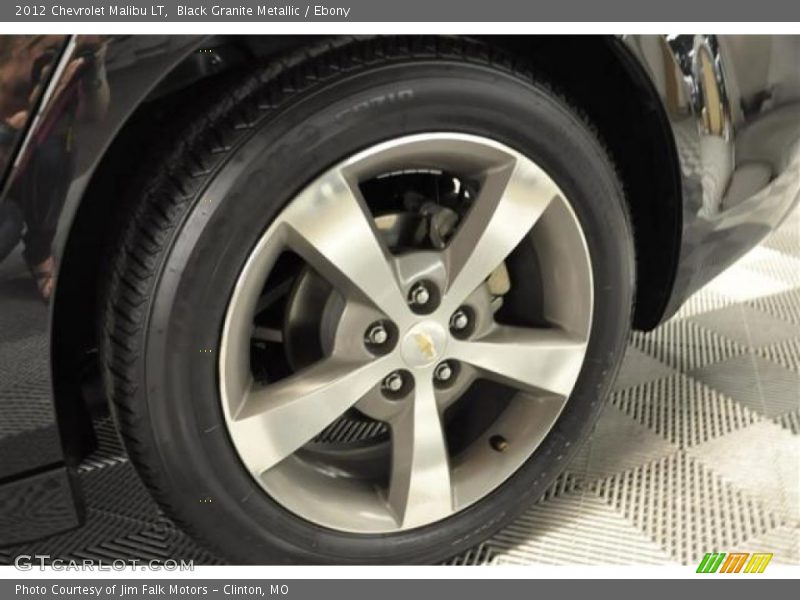 Black Granite Metallic / Ebony 2012 Chevrolet Malibu LT