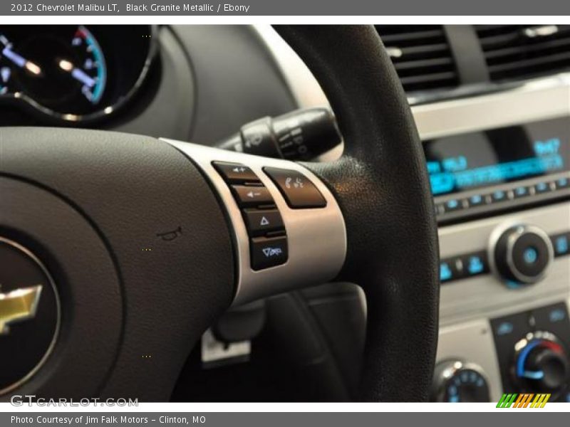 Black Granite Metallic / Ebony 2012 Chevrolet Malibu LT