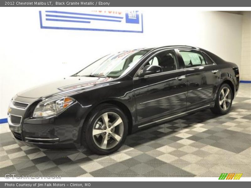 Black Granite Metallic / Ebony 2012 Chevrolet Malibu LT