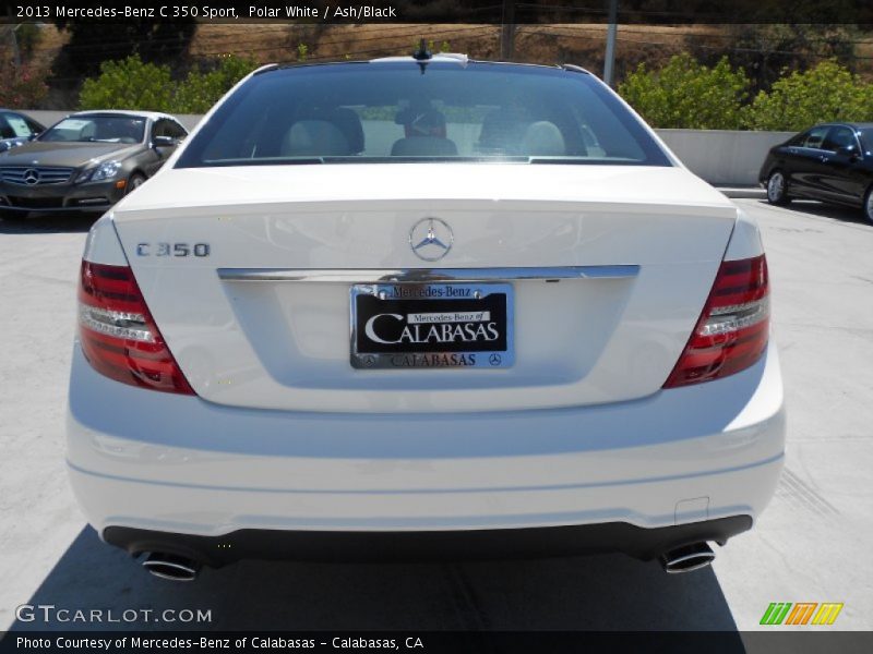 Polar White / Ash/Black 2013 Mercedes-Benz C 350 Sport