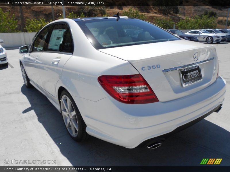 Polar White / Ash/Black 2013 Mercedes-Benz C 350 Sport