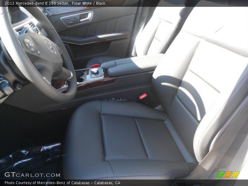 Polar White / Black 2013 Mercedes-Benz E 350 Sedan