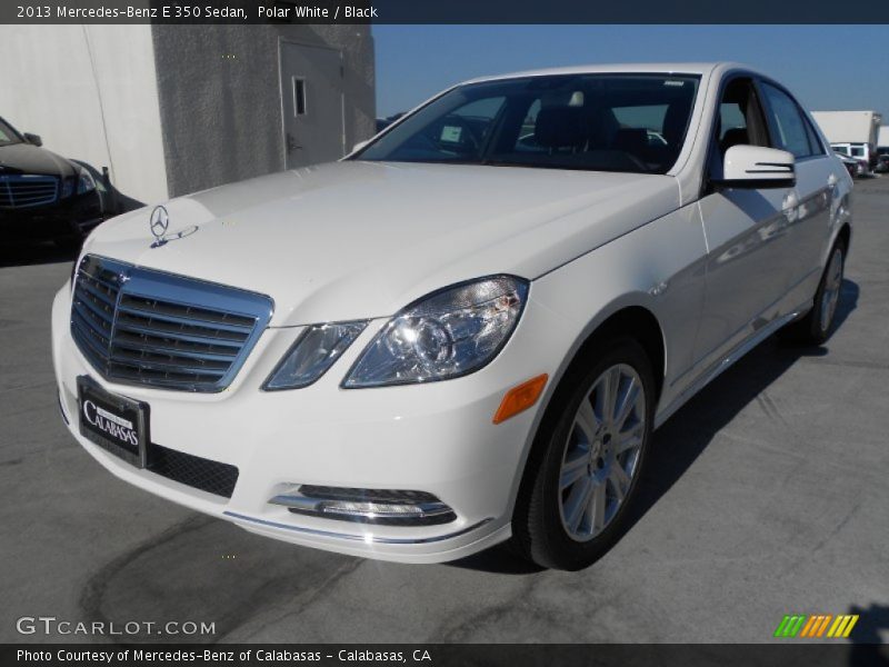 Polar White / Black 2013 Mercedes-Benz E 350 Sedan