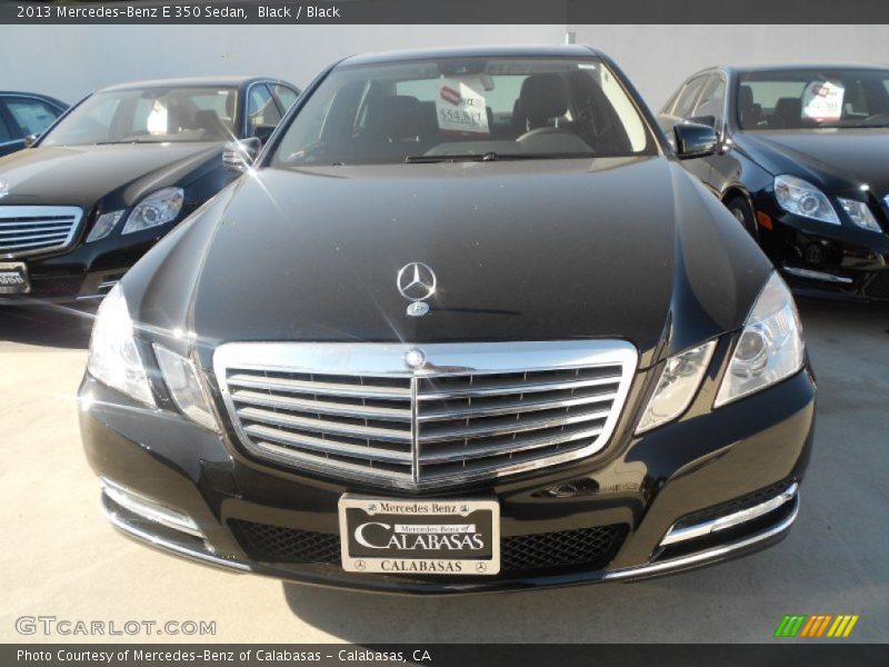 Black / Black 2013 Mercedes-Benz E 350 Sedan