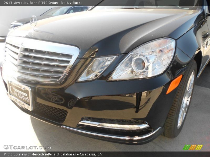 Black / Black 2013 Mercedes-Benz E 350 Sedan