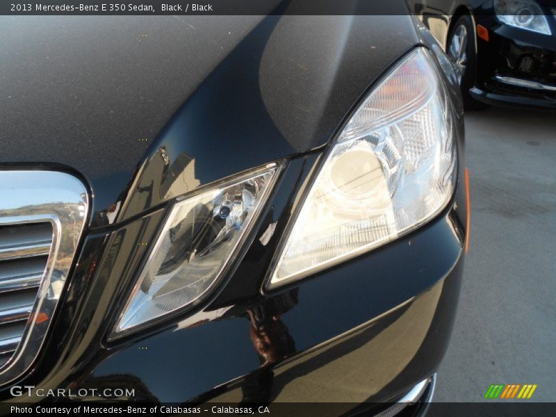 Black / Black 2013 Mercedes-Benz E 350 Sedan