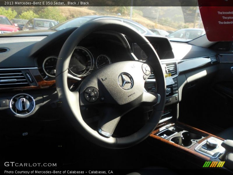 Black / Black 2013 Mercedes-Benz E 350 Sedan