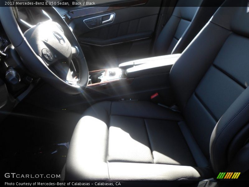 Black / Black 2013 Mercedes-Benz E 350 Sedan