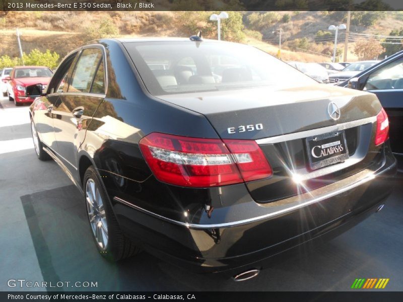 Black / Black 2013 Mercedes-Benz E 350 Sedan