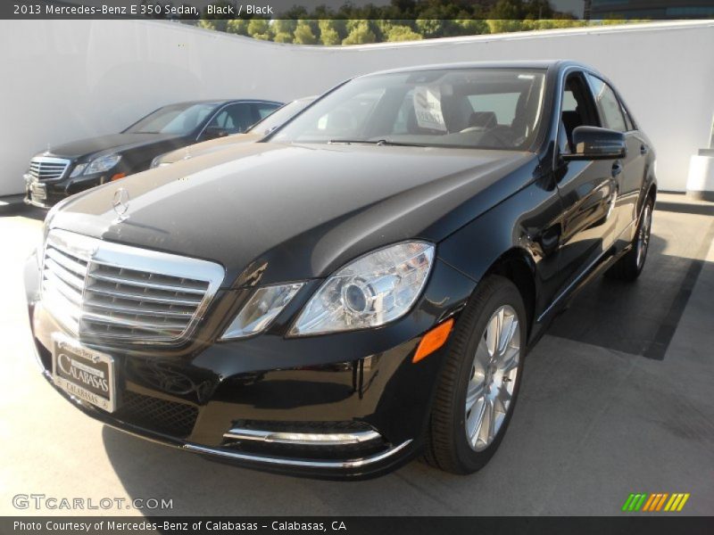 Black / Black 2013 Mercedes-Benz E 350 Sedan