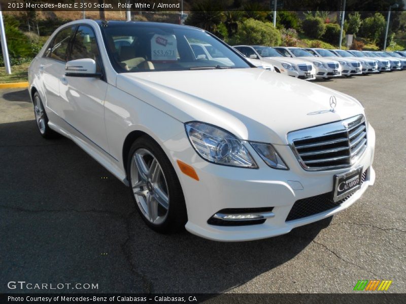 Polar White / Almond 2013 Mercedes-Benz E 350 Sedan