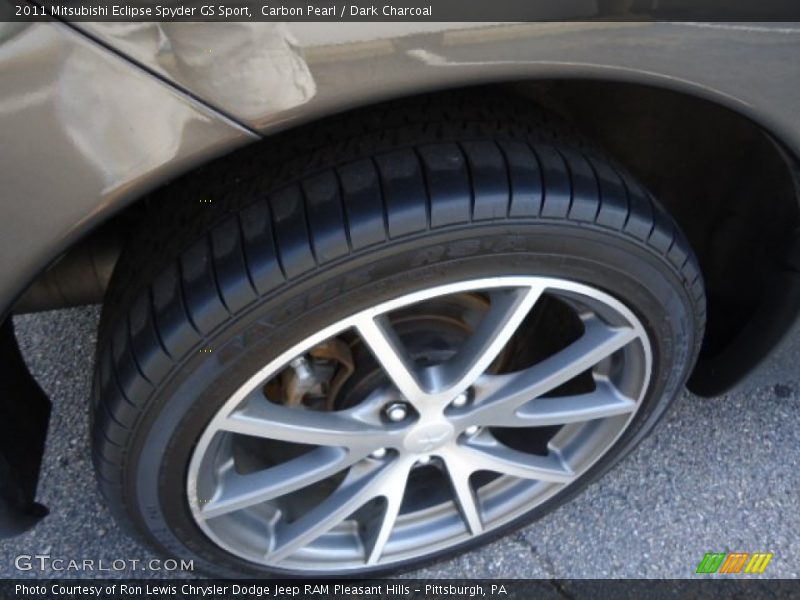 Carbon Pearl / Dark Charcoal 2011 Mitsubishi Eclipse Spyder GS Sport