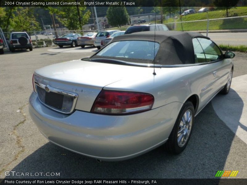 Bright Silver Metallic / Taupe 2004 Chrysler Sebring Limited Convertible