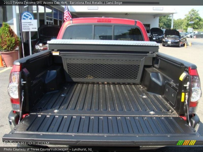 Barcelona Red Metallic / Sand Beige 2011 Toyota Tacoma SR5 Access Cab 4x4