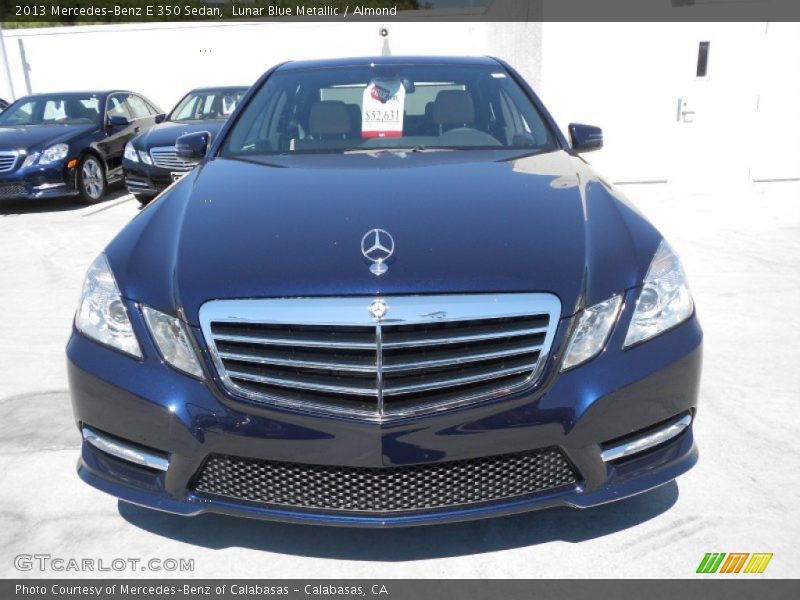 Lunar Blue Metallic / Almond 2013 Mercedes-Benz E 350 Sedan