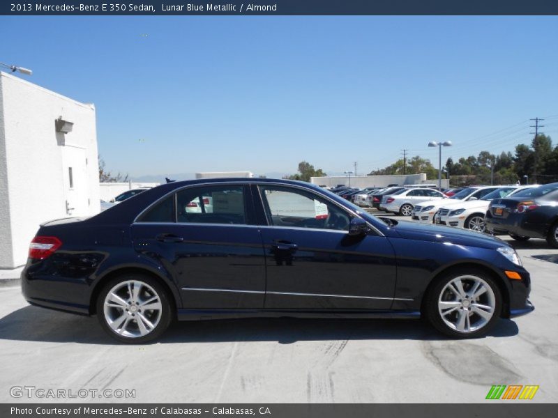 Lunar Blue Metallic / Almond 2013 Mercedes-Benz E 350 Sedan