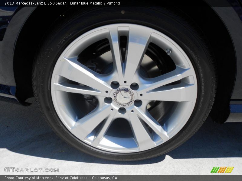 Lunar Blue Metallic / Almond 2013 Mercedes-Benz E 350 Sedan