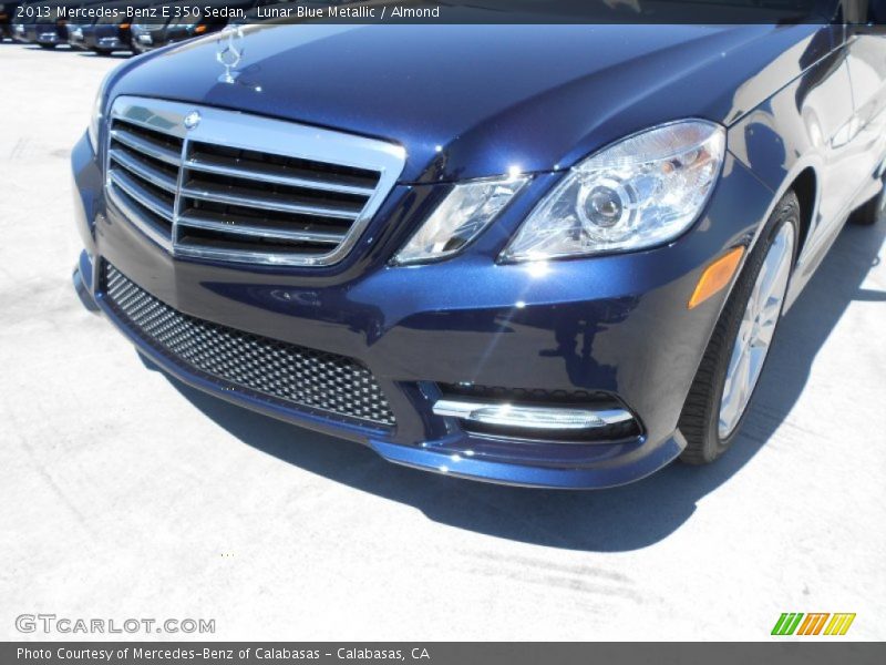Lunar Blue Metallic / Almond 2013 Mercedes-Benz E 350 Sedan