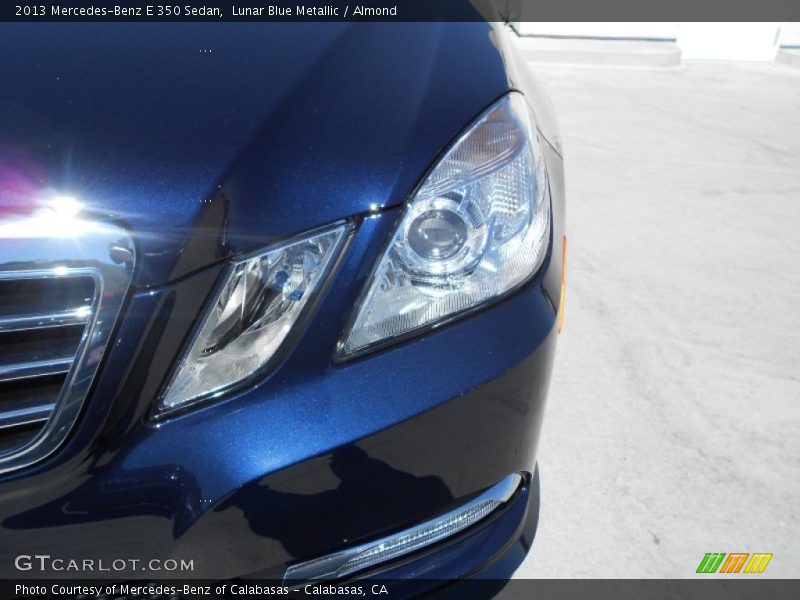 Lunar Blue Metallic / Almond 2013 Mercedes-Benz E 350 Sedan