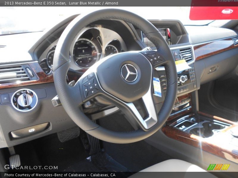 Lunar Blue Metallic / Almond 2013 Mercedes-Benz E 350 Sedan