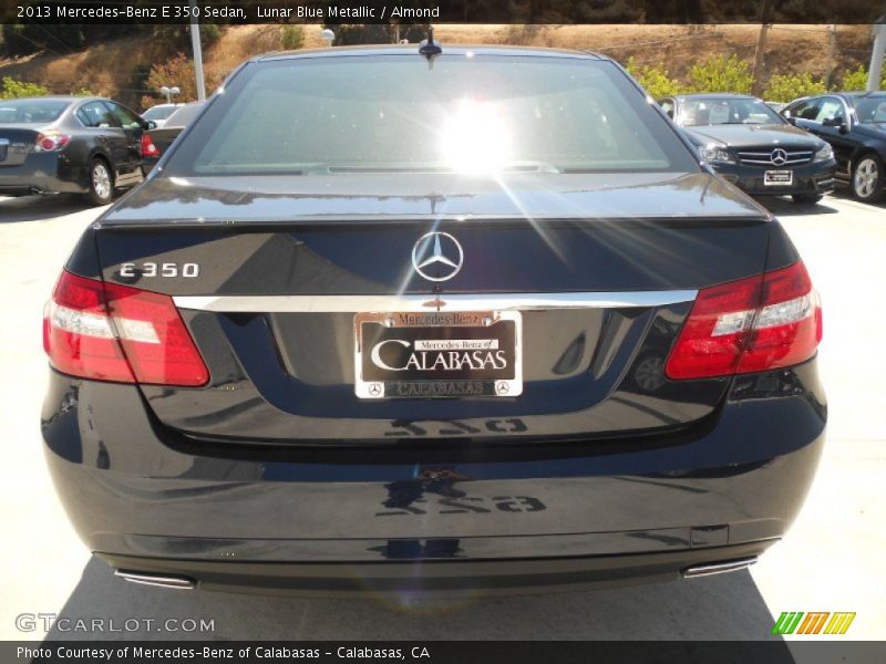 Lunar Blue Metallic / Almond 2013 Mercedes-Benz E 350 Sedan