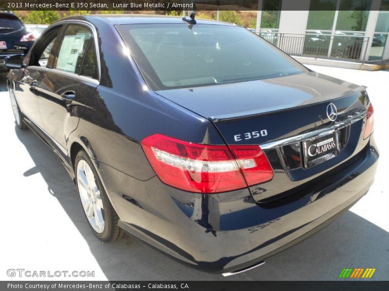 Lunar Blue Metallic / Almond 2013 Mercedes-Benz E 350 Sedan