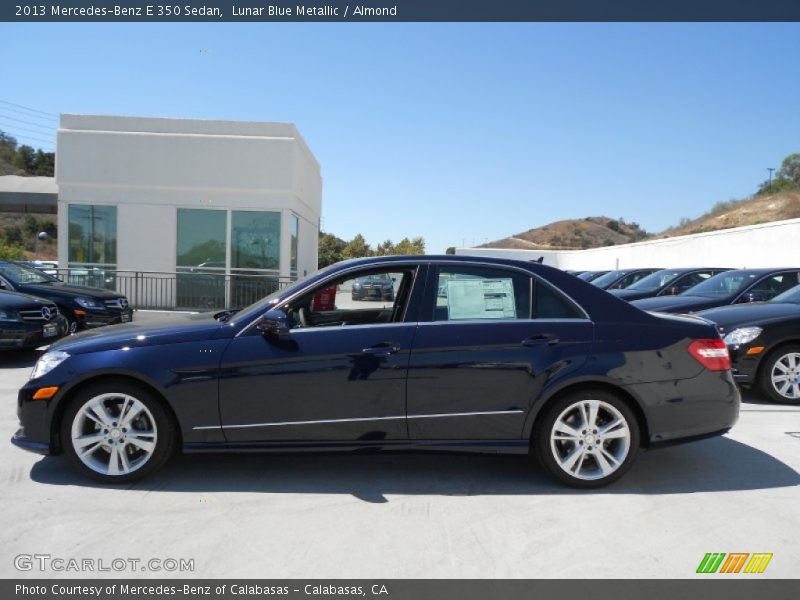Lunar Blue Metallic / Almond 2013 Mercedes-Benz E 350 Sedan