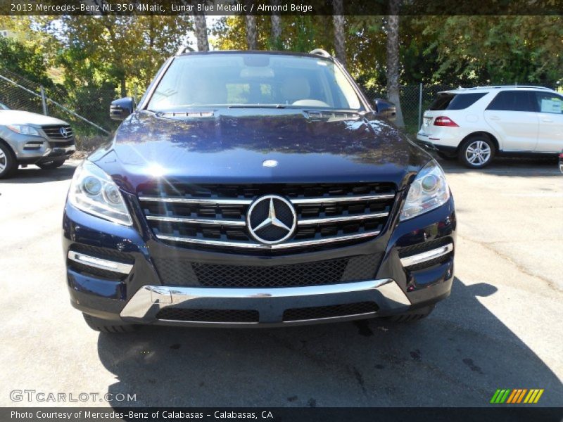 Lunar Blue Metallic / Almond Beige 2013 Mercedes-Benz ML 350 4Matic