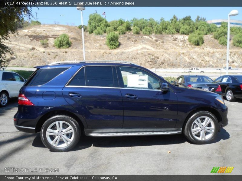 Lunar Blue Metallic / Almond Beige 2013 Mercedes-Benz ML 350 4Matic