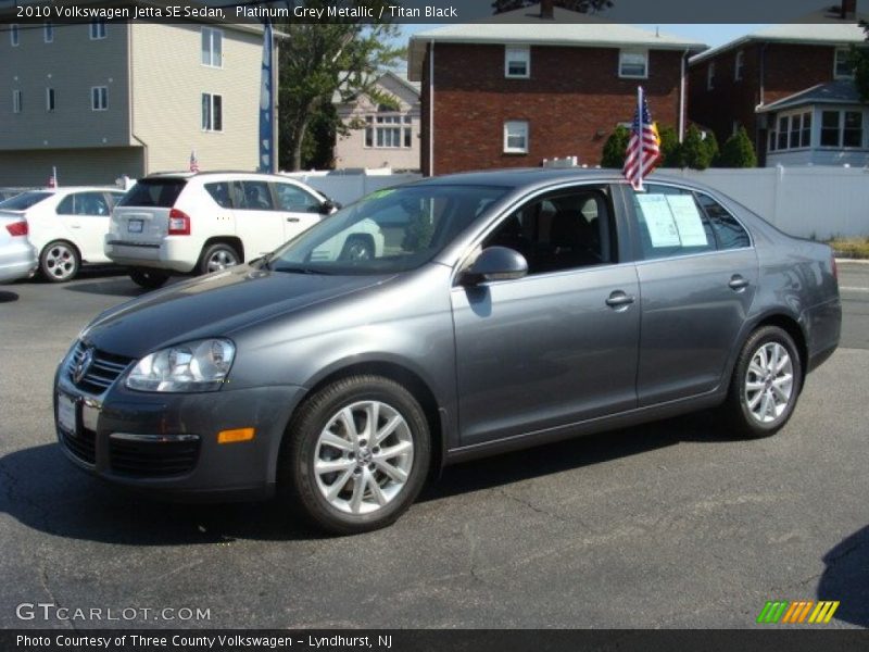 Platinum Grey Metallic / Titan Black 2010 Volkswagen Jetta SE Sedan