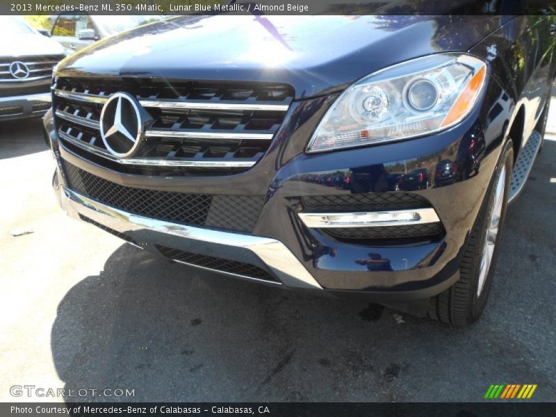 Lunar Blue Metallic / Almond Beige 2013 Mercedes-Benz ML 350 4Matic
