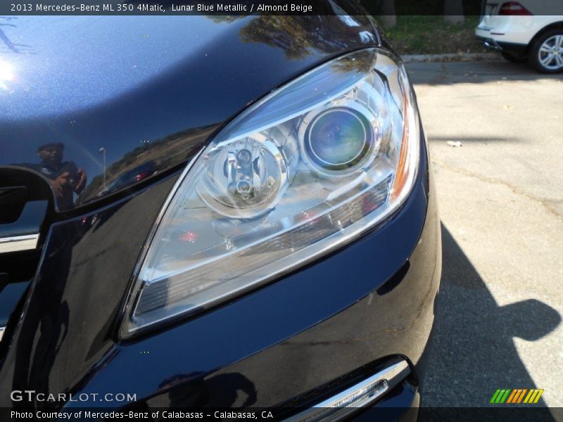 Lunar Blue Metallic / Almond Beige 2013 Mercedes-Benz ML 350 4Matic