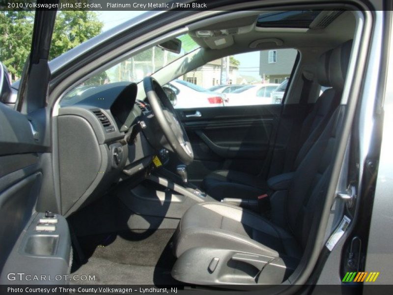 Platinum Grey Metallic / Titan Black 2010 Volkswagen Jetta SE Sedan