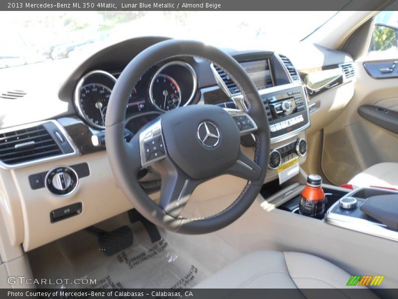 Lunar Blue Metallic / Almond Beige 2013 Mercedes-Benz ML 350 4Matic