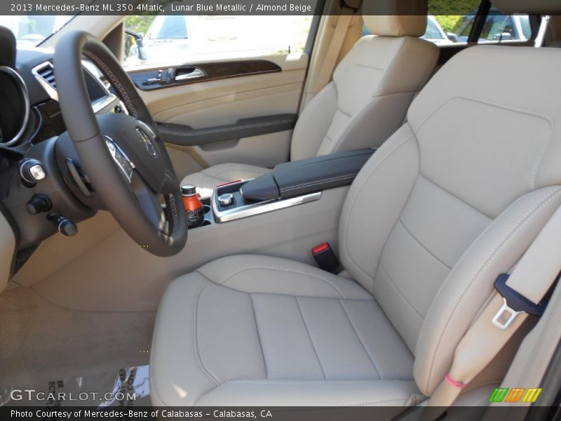 Lunar Blue Metallic / Almond Beige 2013 Mercedes-Benz ML 350 4Matic