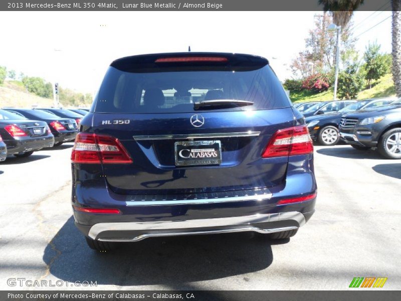 Lunar Blue Metallic / Almond Beige 2013 Mercedes-Benz ML 350 4Matic