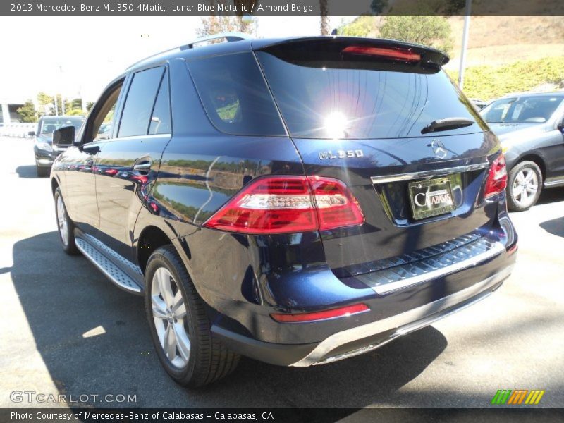 Lunar Blue Metallic / Almond Beige 2013 Mercedes-Benz ML 350 4Matic