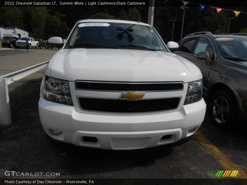 Summit White / Light Cashmere/Dark Cashmere 2012 Chevrolet Suburban LT