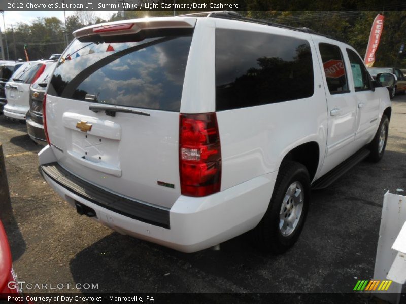 Summit White / Light Cashmere/Dark Cashmere 2012 Chevrolet Suburban LT