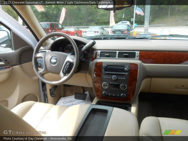 Summit White / Light Cashmere/Dark Cashmere 2012 Chevrolet Suburban LT