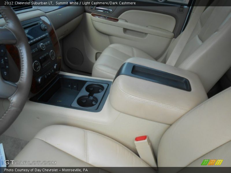 Summit White / Light Cashmere/Dark Cashmere 2012 Chevrolet Suburban LT