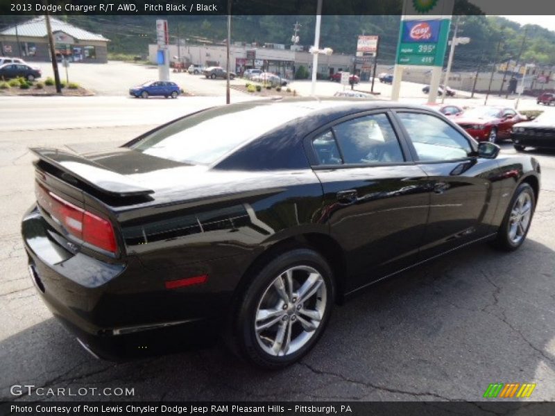 Pitch Black / Black 2013 Dodge Charger R/T AWD