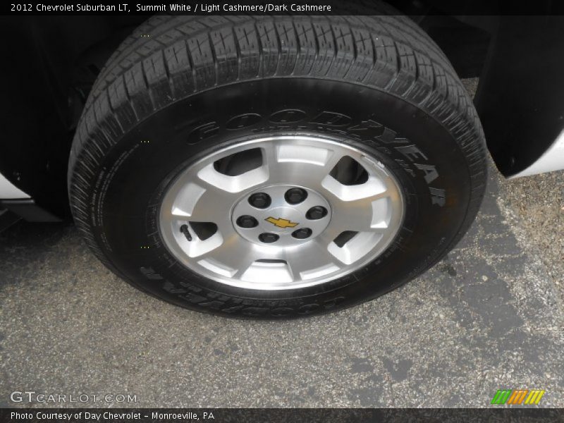 Summit White / Light Cashmere/Dark Cashmere 2012 Chevrolet Suburban LT