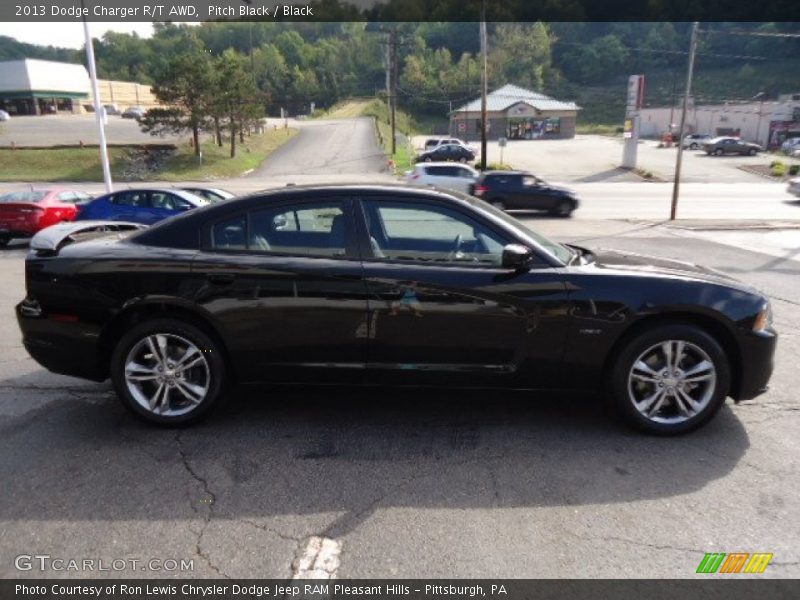 Pitch Black / Black 2013 Dodge Charger R/T AWD