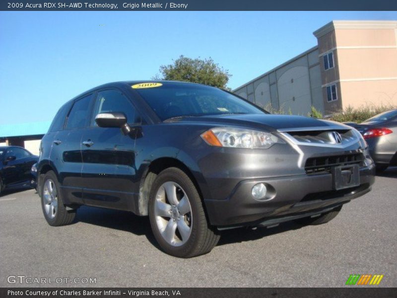 Grigio Metallic / Ebony 2009 Acura RDX SH-AWD Technology