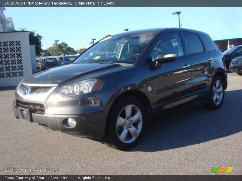 Grigio Metallic / Ebony 2009 Acura RDX SH-AWD Technology