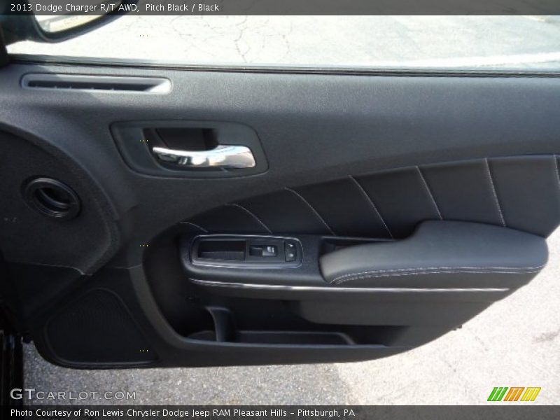 Pitch Black / Black 2013 Dodge Charger R/T AWD