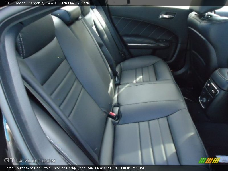Pitch Black / Black 2013 Dodge Charger R/T AWD
