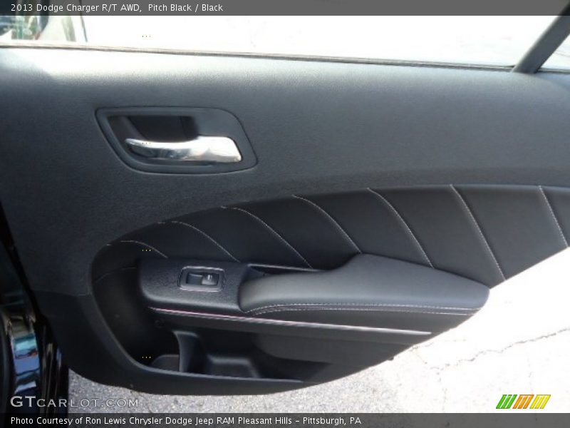 Pitch Black / Black 2013 Dodge Charger R/T AWD
