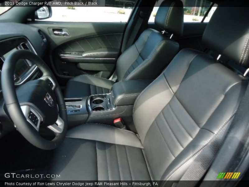 Front Seat of 2013 Charger R/T AWD